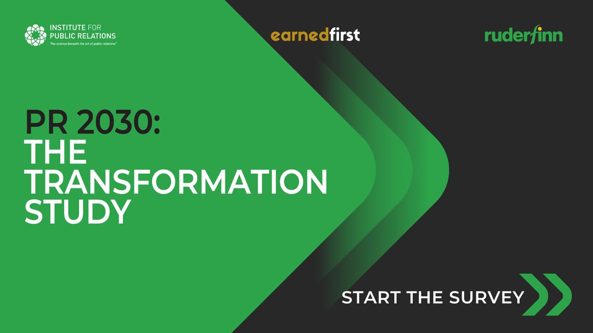 PR 2030: Help define how public relations is changing